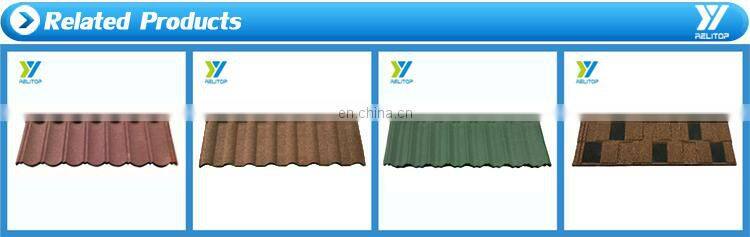 Custom-made Storm Resistant Old Metal Roofing Renovation Material  Stone Coated Steel In Cantonment House Bivouac House Roof