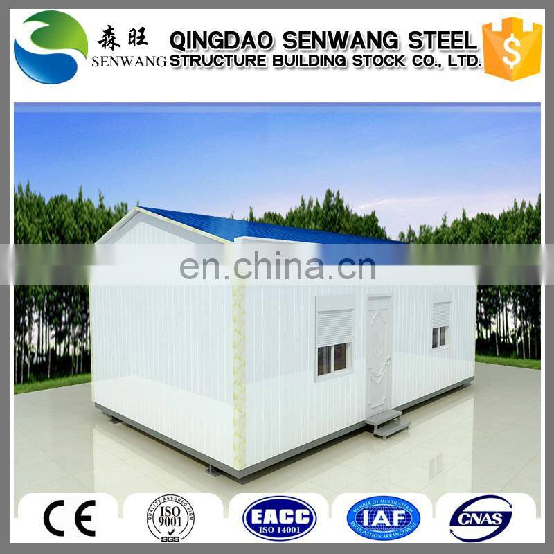 Prefabricated customized design building sandwich panel steel frame prefab houses