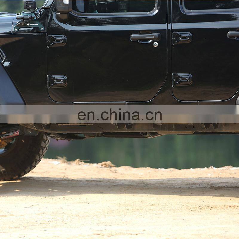 Black Running Board/bar with light for Jeep wrangler JL 2018+ side bar/step for Jeep auto accessories from Maiker