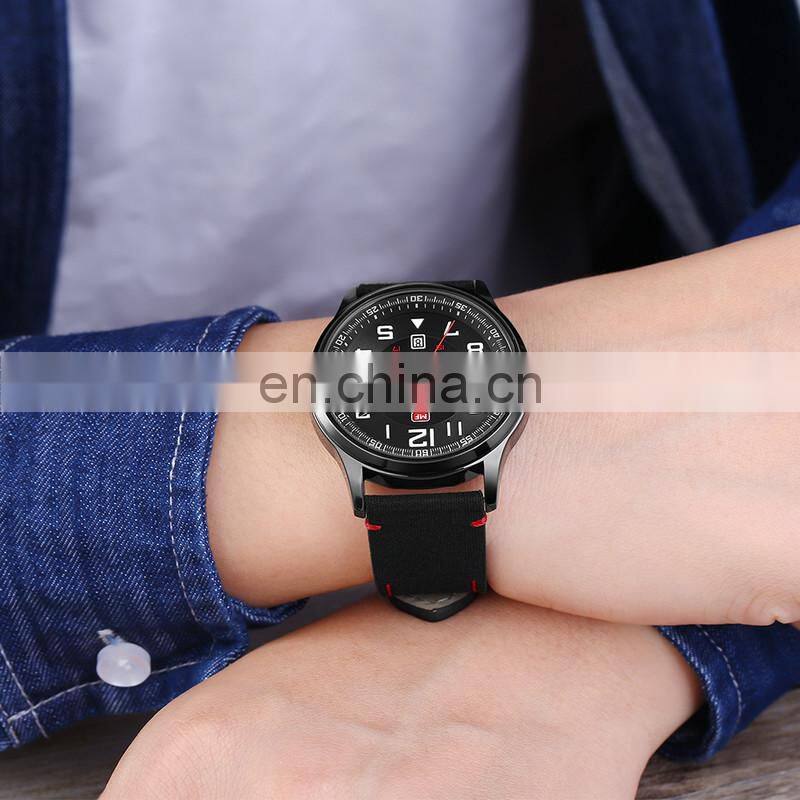 Mini Focus MF0166G Newest Sport Quartz Wristwatch Canvas Watches For Men