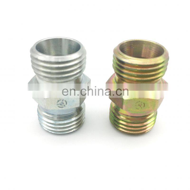 1/2 3/8 1/4 Carbon steel jic npt adapter hose fitting straight hydraulic hose connector