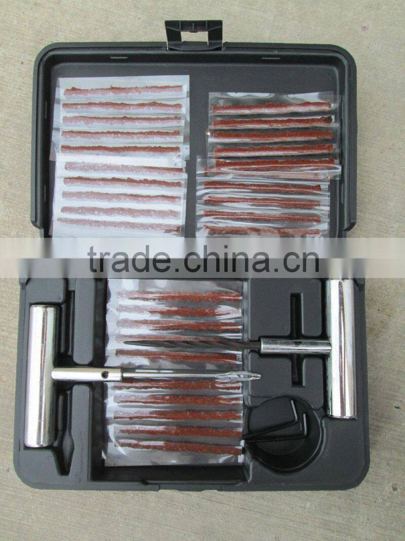 Tubeless Tire Repair Kit 34 Piece Tire Plug Heavy Duty in Case