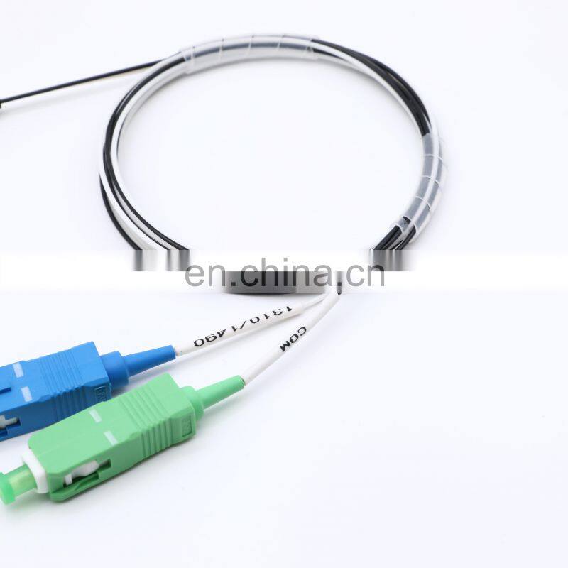 Hot Sale FTTH 3 Ports FTTH Wdm 1310 1490 1550 Fwdm Steel Tube Fwdm