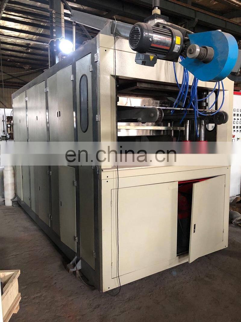 UD750 Automatic plastic biodegradable pla corn starch food meal container box Thermoforming making Machine