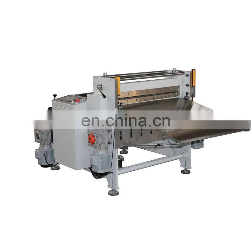 PET PVC PE PP film roll to sheet cutting machine