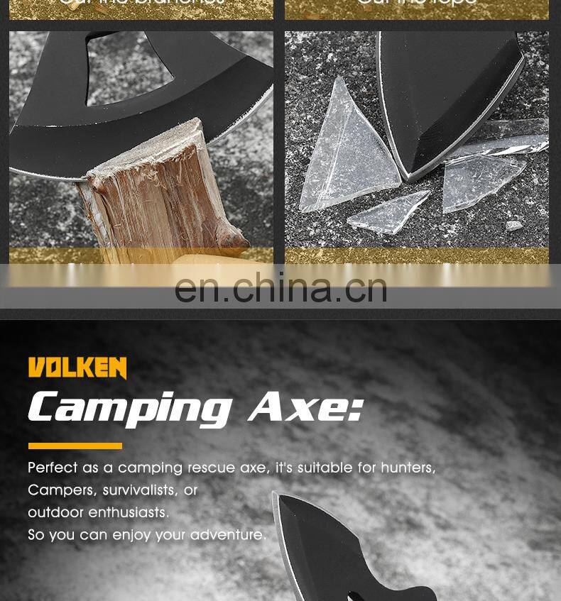 Outdoor survival multi-tool axe High hardness stainless steel battle axe rescue fire axe