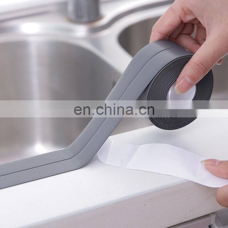 Bathroom Kitchen Accessories Shower Bath Sealing Strip Tape Caulk Strip Self Adhesive Waterproof Wall Sticker Sink Edge Tape