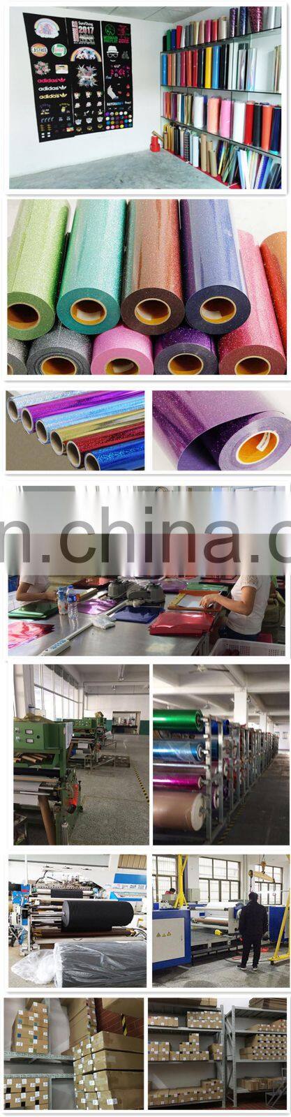 korea quality Hot sell heat transfer glitter vinyl For Clothing T-Shirt
