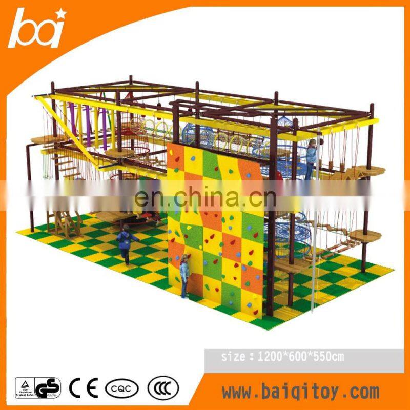 Customized High Rope Adventure Park Equipment Challenging Adventure Ropes Course for Kids
