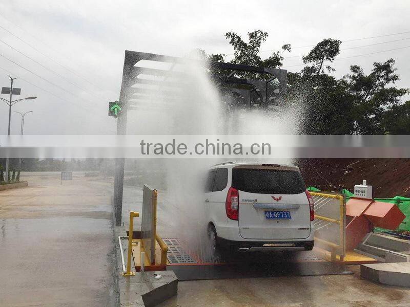 Construction Site Vehicle Wash Machine PE-WW200, Engineering Truck Wheel Wash Equipment, Trash Dump Vehicle Washing System