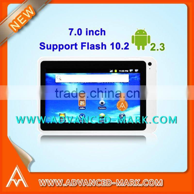 Brand New & Cheap , 7" 1.2 GHZ 512 MB 4GB Multi-Touch Screen 2.0M Camera 3500 MAH Battery Tablet PC ,Android 2.3 TCC8803