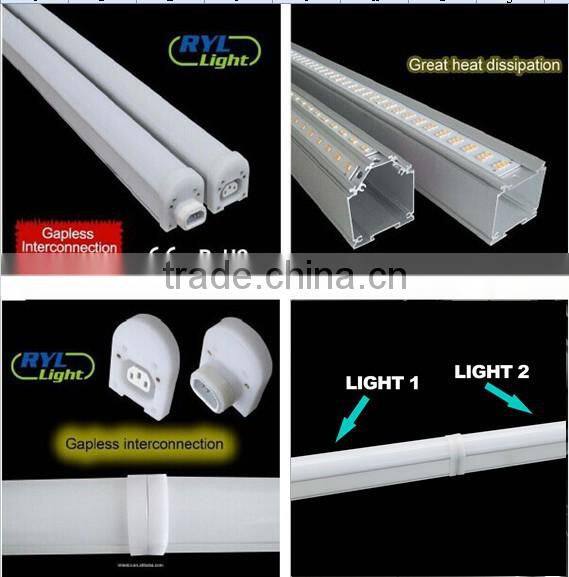 aluminum body pc cover triproof dali dimming led Linear Light for underground car parking
