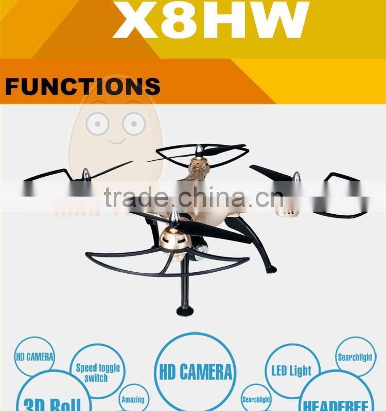Syma X8HW WIFI FPV Real-time 2.4Ghz 6 Axis Gyro Headless Quadcopter Drone with HD Camera,Automatic Air Pressure High Headless