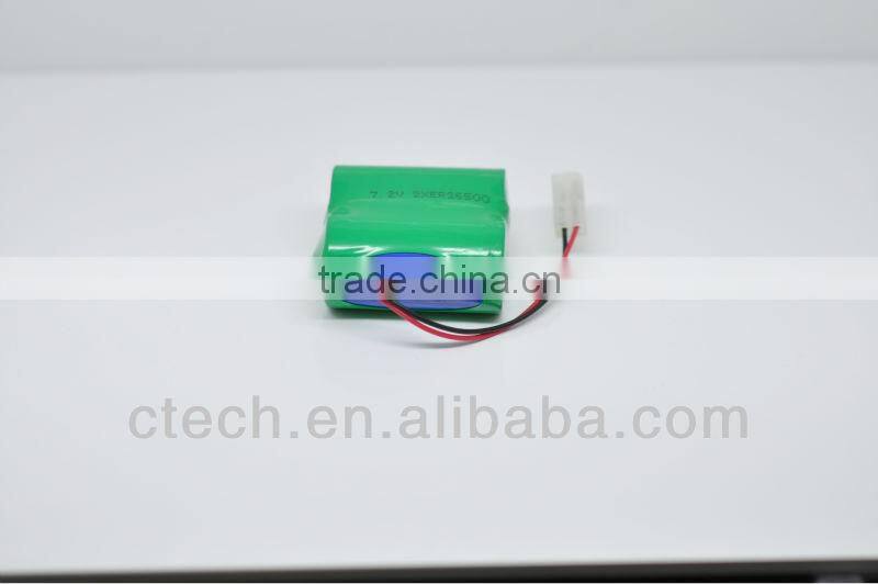 C size er26500 9000mah 3.6v lithium battery lithium thionyl chloride battery