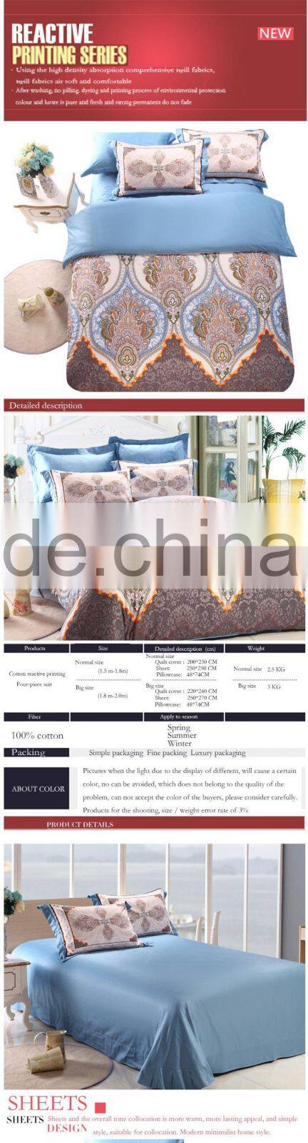 Hot selling luxurious comfortable to skin bedding set