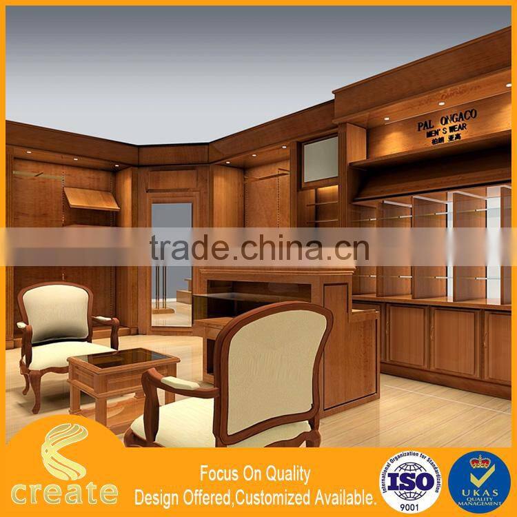 Factory direct sales all kinds of multifunctional metal & wood combined display stand/case/showcase/cabinet for costume/garment/