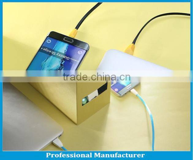 Top selling strongest TPE wire alien cable 2.1A fast charging USB cable and data cable for phone