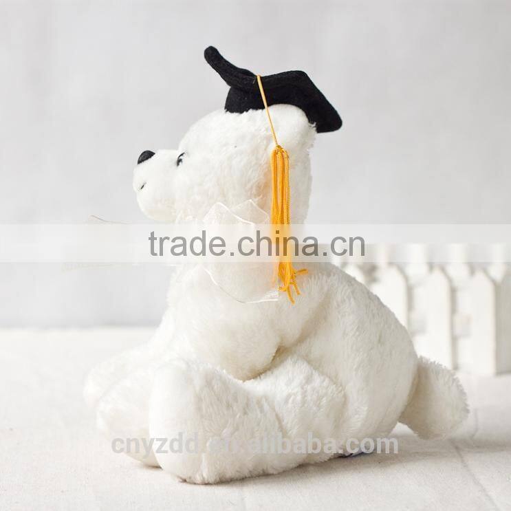 Plush Grduation Bear Toys/Graduation Teddy Bear/Plush with Graduation Hat and Bow
