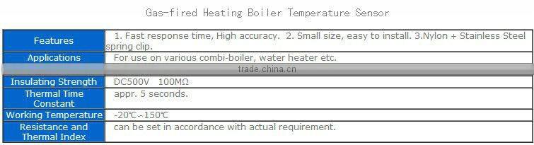 Temperature Sensor for Heating Boiler