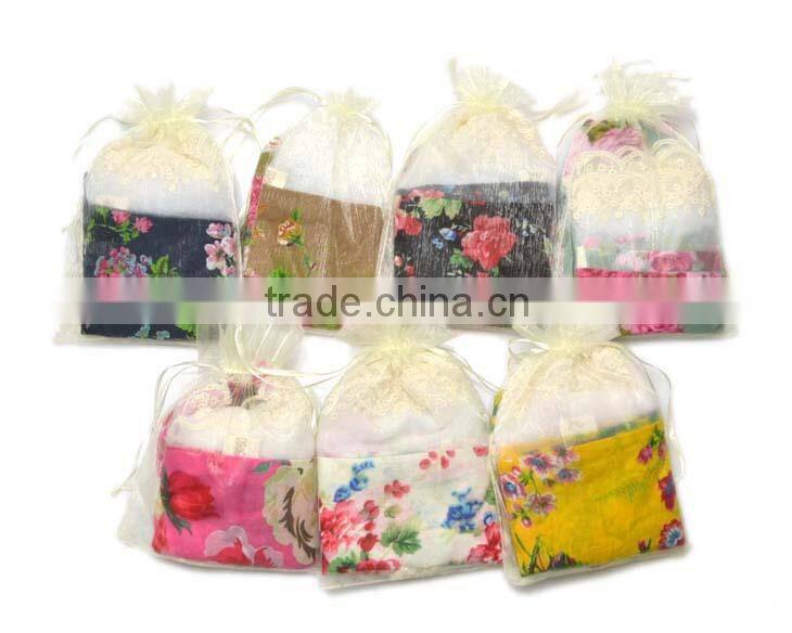 Autumn Winter Newest Beautiful Flower Printed Kids Girls Lace Scarf