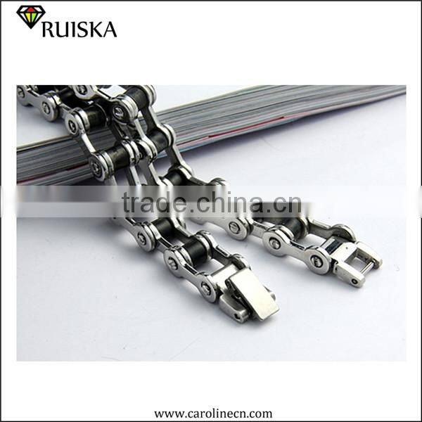 New Arrived Unique Men's Stainless Steel Bike Chain Bracelet