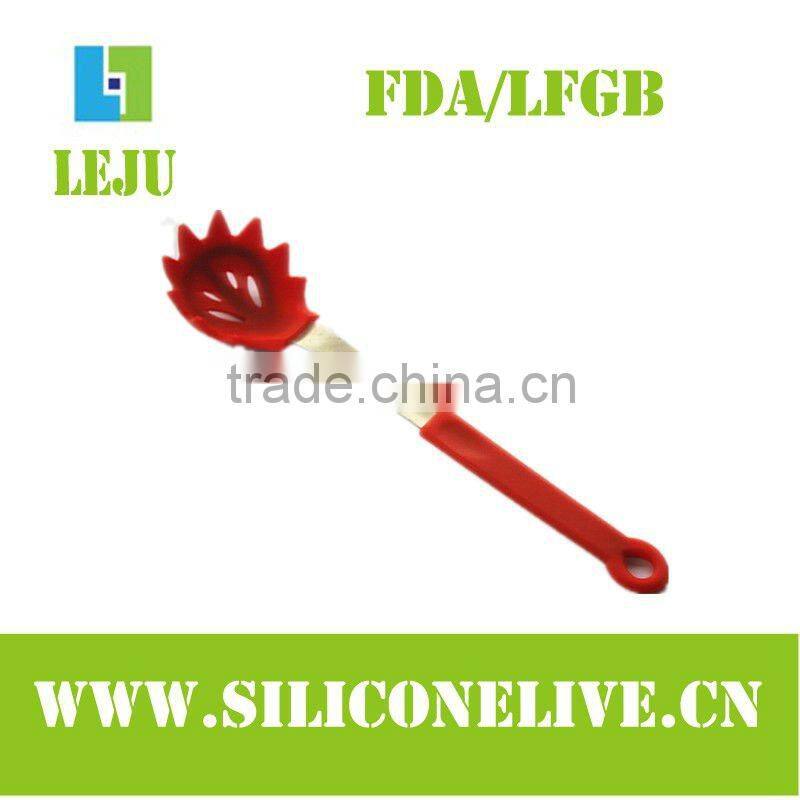 silicone slotted spoon