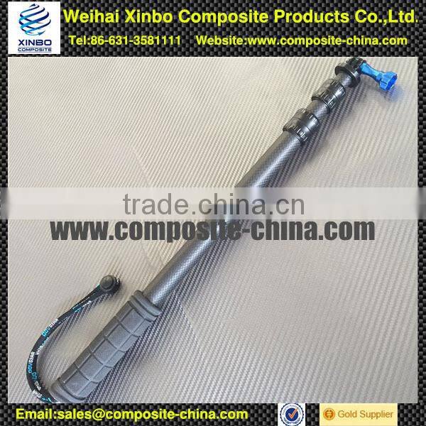 Telescopic Handheld Selfie Stick, carbon fiber selfie stick