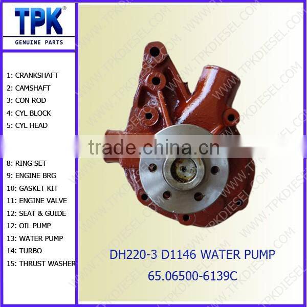 6D22 6D22T Water Pump ME942187, HD880 HD1023 HD1200 HD1220 HD1250 Engine Parts