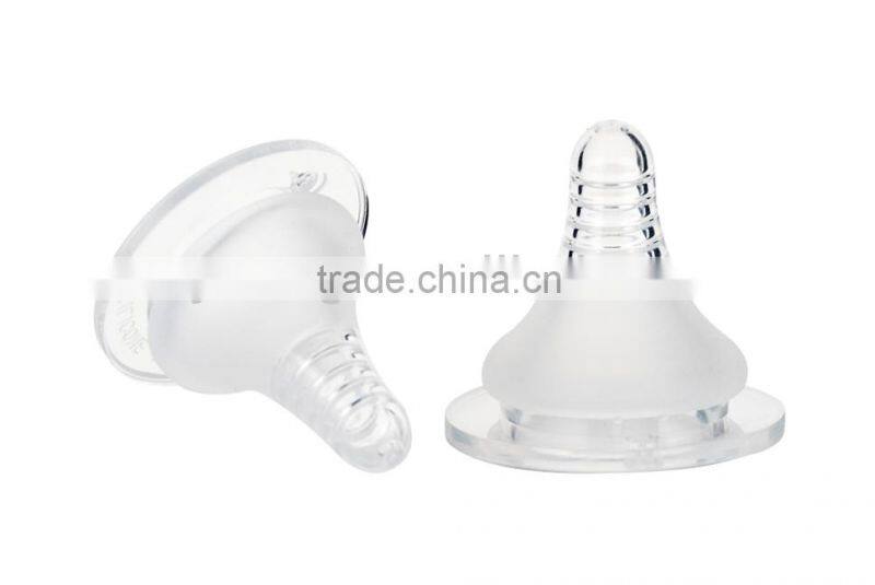 2014 New Silicone Bottle Nipple Teat, Factory Direct Verie Flow Baby Nipple Soft