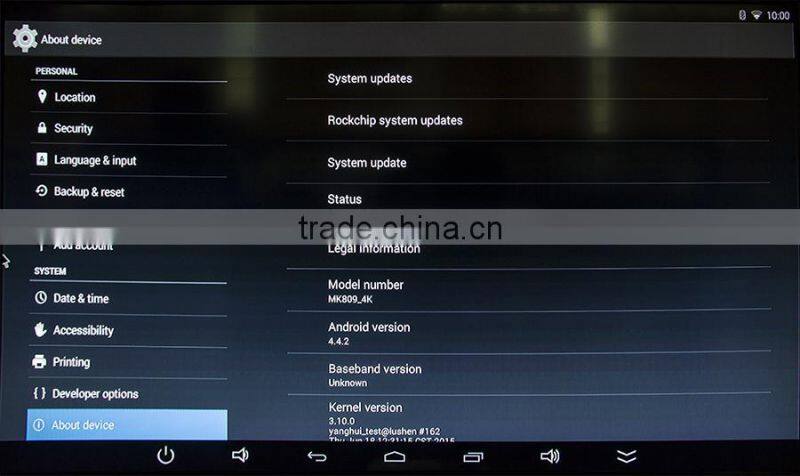 Vensmile 2015 Professional Supplier Of Wifi Display Android Tv Dongle Mk809 with newest chipset RK3288