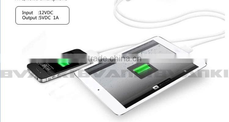 Colorful Car charger usb 5v dual port usb car charger for Samsung galaxy s5 / power bank / tablet pc 110V-240V usb adapter