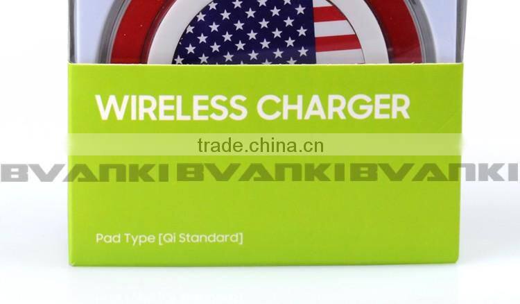 Telephone Manufacturer Import Cell Phones From China Charger Plates Wholesale Transparent LED Flashing Light Wireless Charger