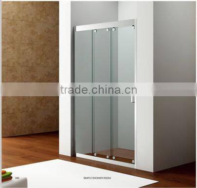 Hot Sale Bath rectangle tempered glass sliding shower door/portable shower room