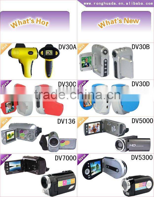 Hot Sale Cheap Children Camera Mini DV with CE,FCC, REACH & RoHS (DV136D)