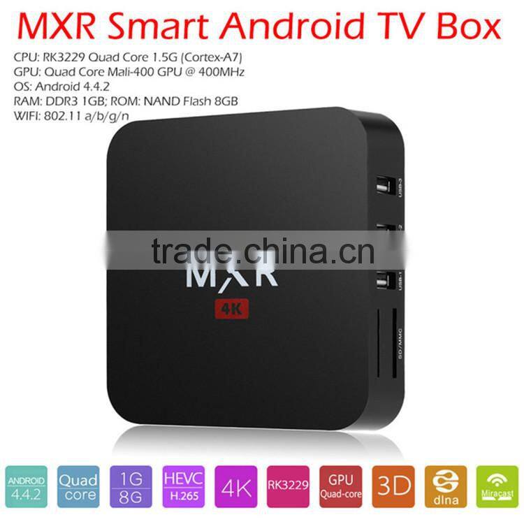 M8R Octa Core RK3368 CPU built Dual WIFI and BT4.0 Android 5.1 Lollipop Smart TV BOX