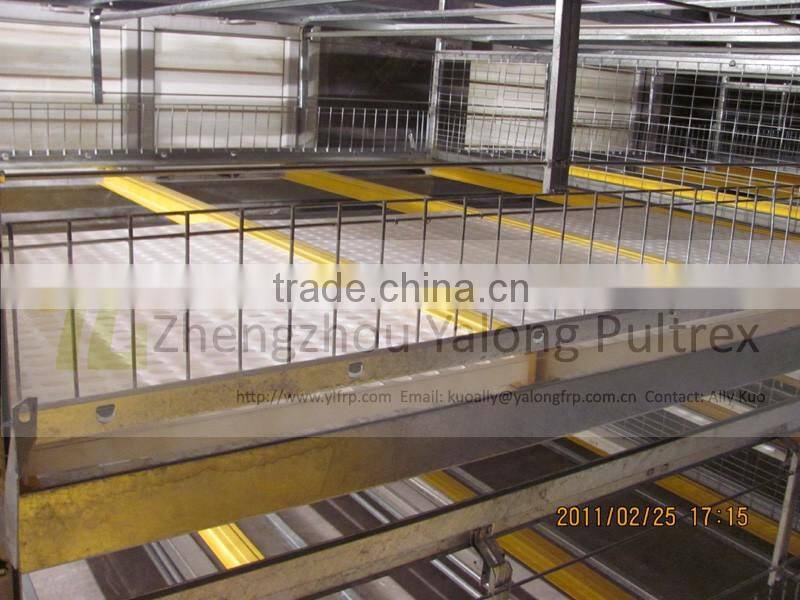 fiberglass beam for poultry plastic slats floor supporting