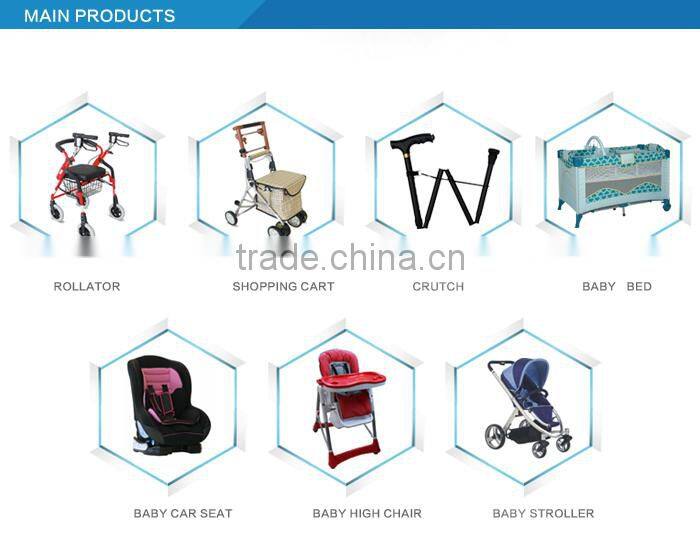 Aluminum multifunctional outdoor walking cane seat