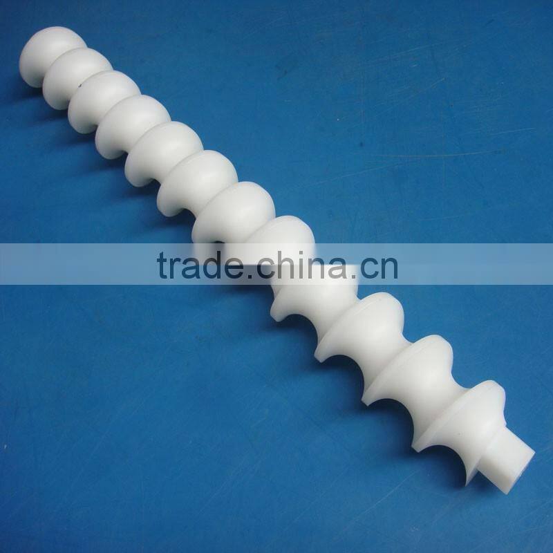 Good anti-corrosion resistance plastic machine spiral plastic uhmw-pe transporting screw