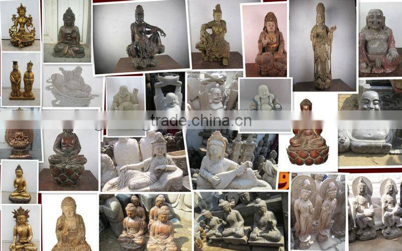 wood standing buddha