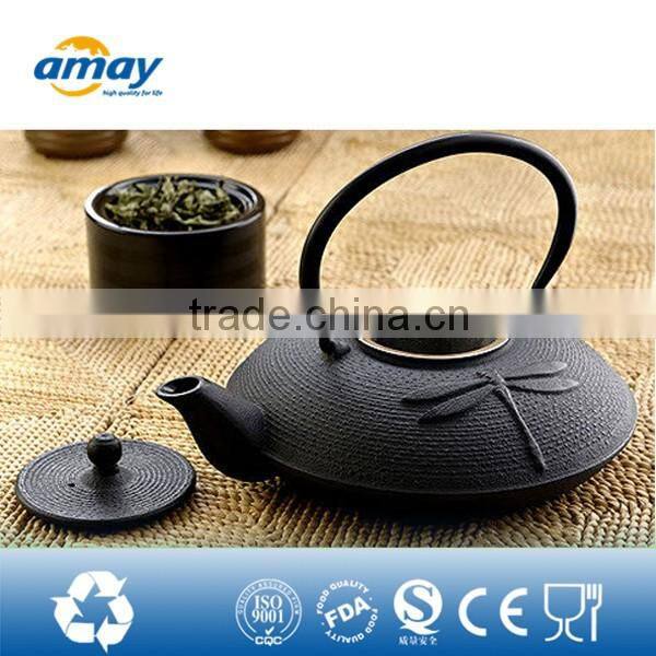 2016 FDA approval teapot with infuser metal material