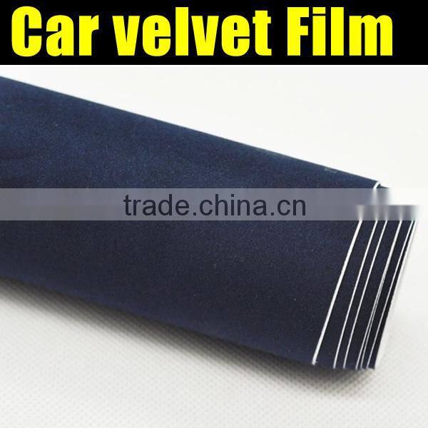 Hot Sale variety of color car velvet vinyl film