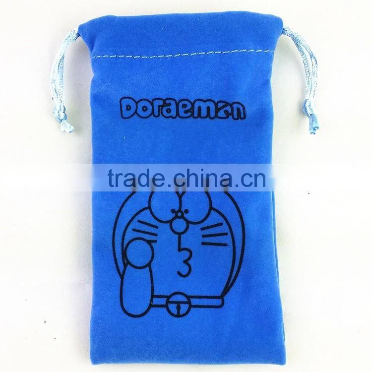 Factory direct! 2016 new customized cell phone sling bag velvet bag