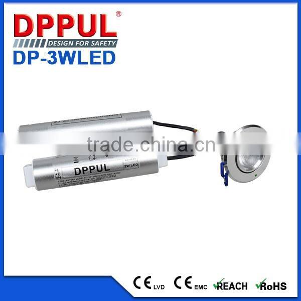 3W 3.6V 3Ah Maintained And Non-Maintained Free Swap SMD LED Emergency Downlight