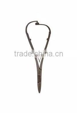 Black Color Fly Fishing scissors clamp,Micro scissors forceps,Fly fishing Tools,Fly Fishing Instruments,Mitten Scissors