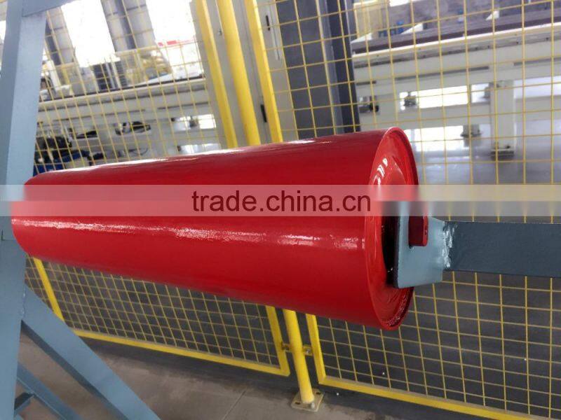 Industry Widely Used Q235 Carbon Steel Troughing Idler Gravity Roller With Bearing
