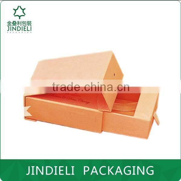 pink beauty design cardboard chocolate packaging box for gift