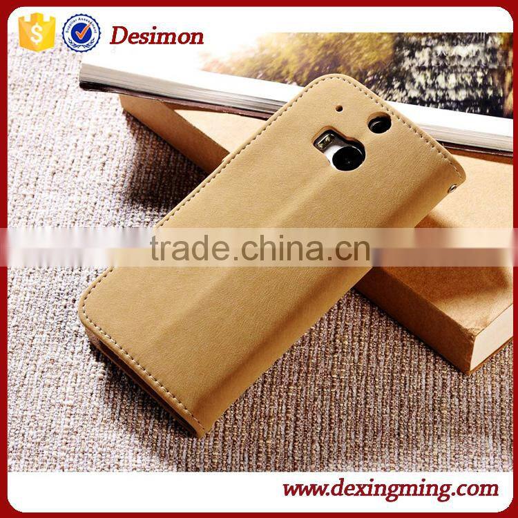 Soft Wallet Flip PU Leather Case for htc one e9