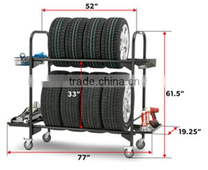 Kinlife Mobile Tire Display Rack