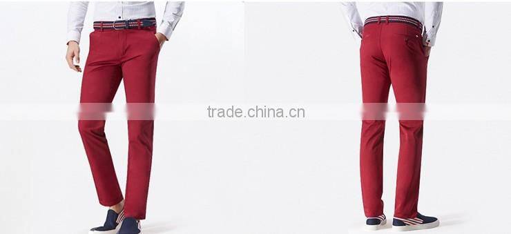 wholesale autumn summer boys new model design Custom fitted simple outdoor linen cotton casual long man trousers chino pants