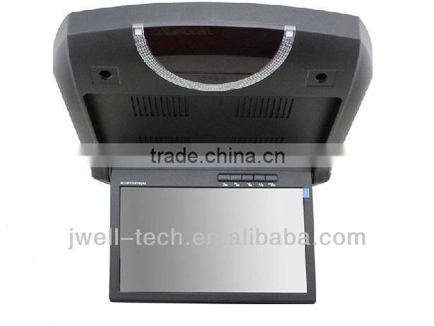 9 inch vehicle flip down dvd player with usb port sd slot